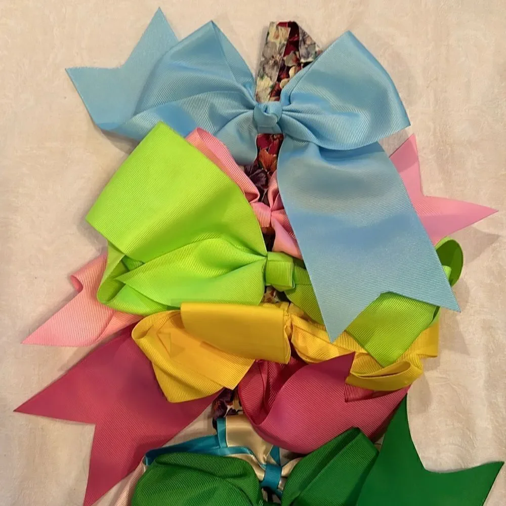 Hair Bows Barettes Set of 40 All Colors